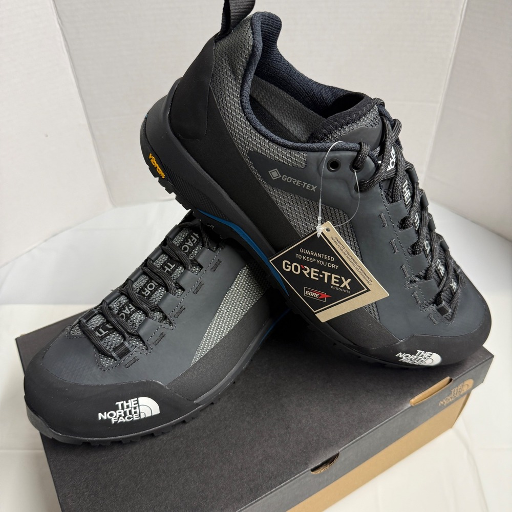 The North Face men Verto Alpine GORE-TEX Hiking Shoes Grey Black vibram 10.5 NOB